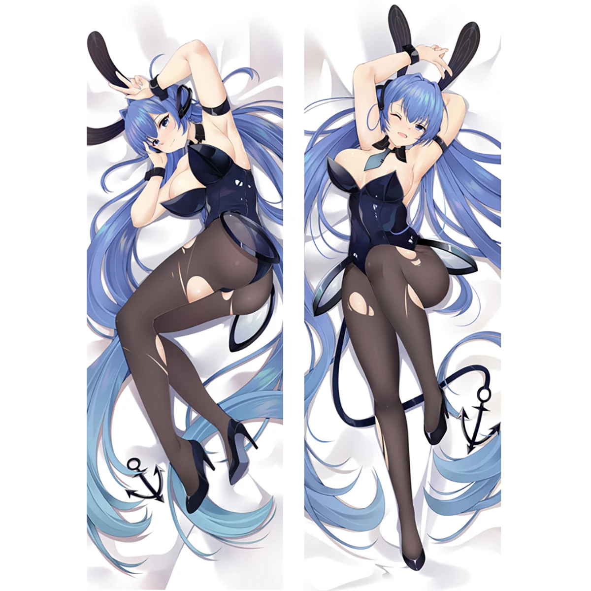 

Sexy Customize Hugging Body Pillowcase Anime Cosplay Dakimakura Pillows Case Otaku Azur Lane USS New Jersey Cover