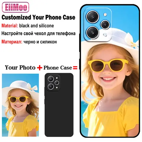 Custom Photo Cases For Xiaomi Redmi 10A 10C Mi Note 11 11S 10 9T Poco X4 M4 M3 X2 K30 K30S K50 Pro Plus Ultra 5G Silicone Glass