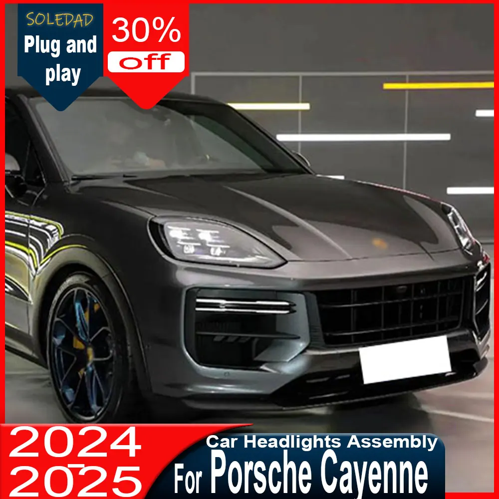 

Car Headlight For Porsche Cayenne 2024-2025 Upgrade To Premium Version Of Headlights Assembly Plug And Play Car Accessories