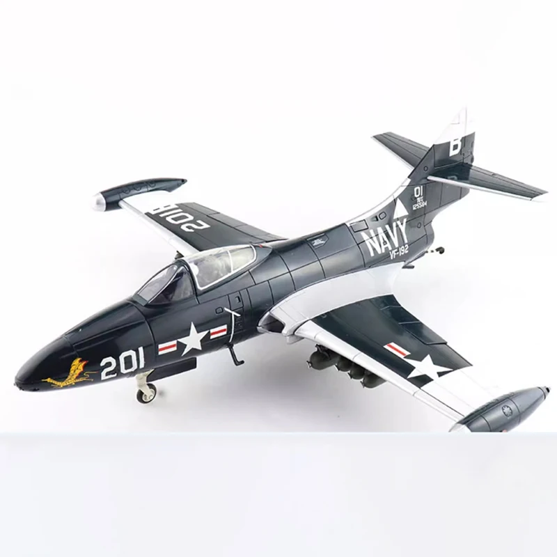 

Diecast 1:48 Scale United States Air Force F9F-5 Leopard Aircraft Military Combat Alloy Airplane Model Collection Gift