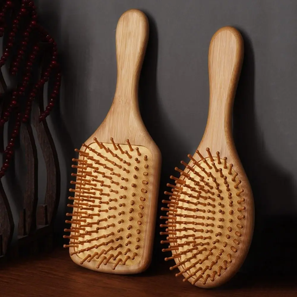 

Head Care Bamboo Comb Hair Comb Head Air Bag Unclogger Acupoint Meridian Brush Air Cushion Massager Comb Massage Brush