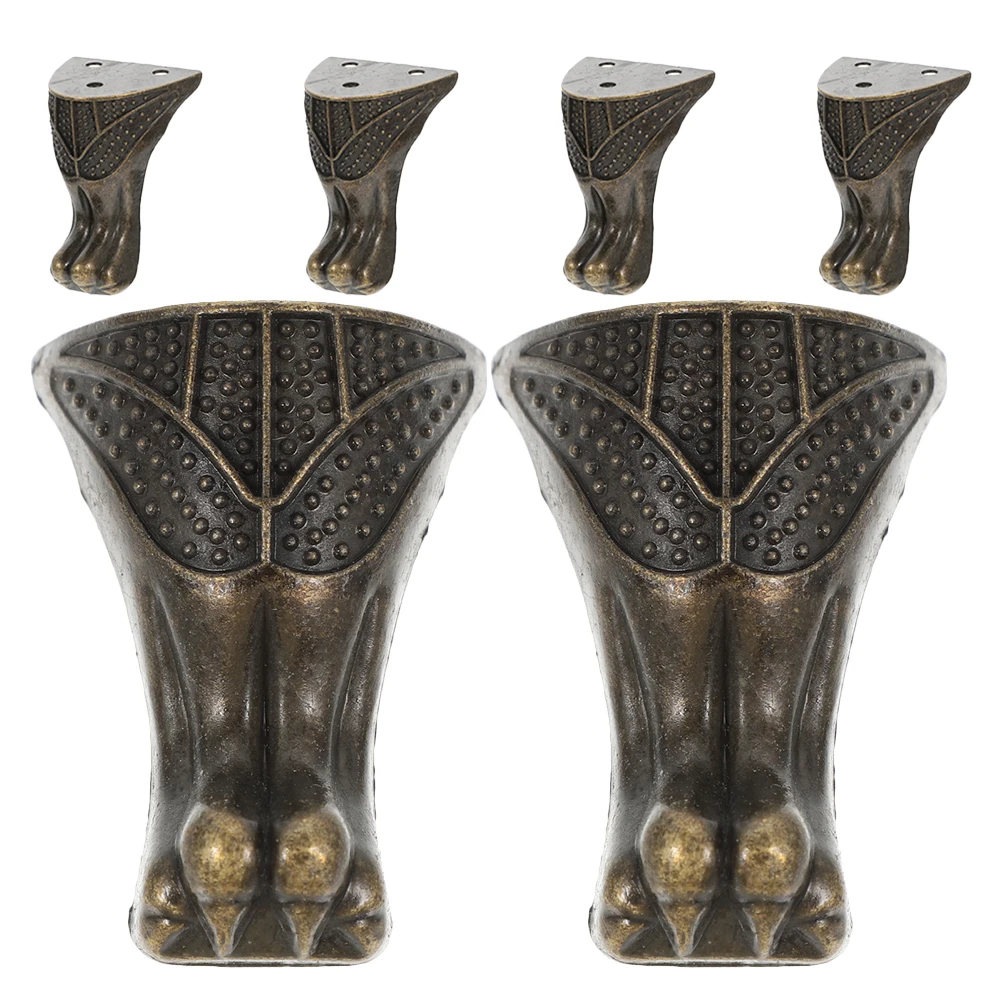 

6pcs Decorative niture Corner Feet Metal Vintage Design Sturdy Support Corner Brace For Wooden Tables Chairs Beds Sofa