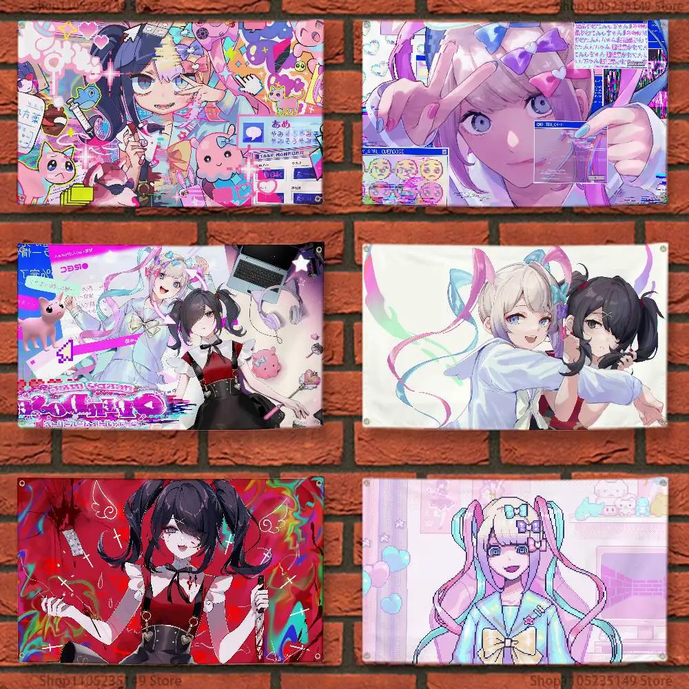 

Needy Girl Overdose Flag Tapestry Wall Hanging Sassy Aesthetic Decoration Dorm PartyBackdrops Cloth