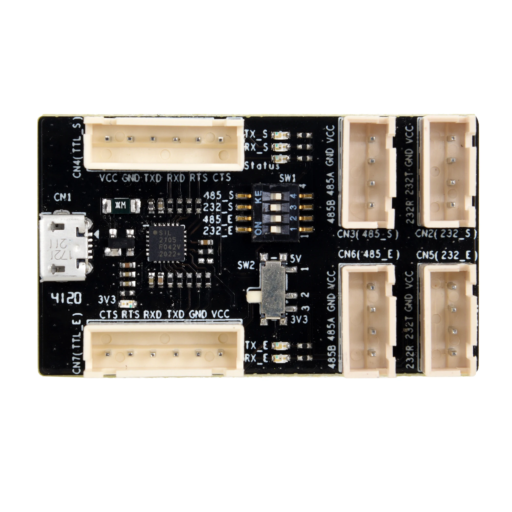 

Custom Cp2105 Dual Serial Adapter, Support USB to 485/232/TTL Interconversion, RK3288,I. Mx6ul