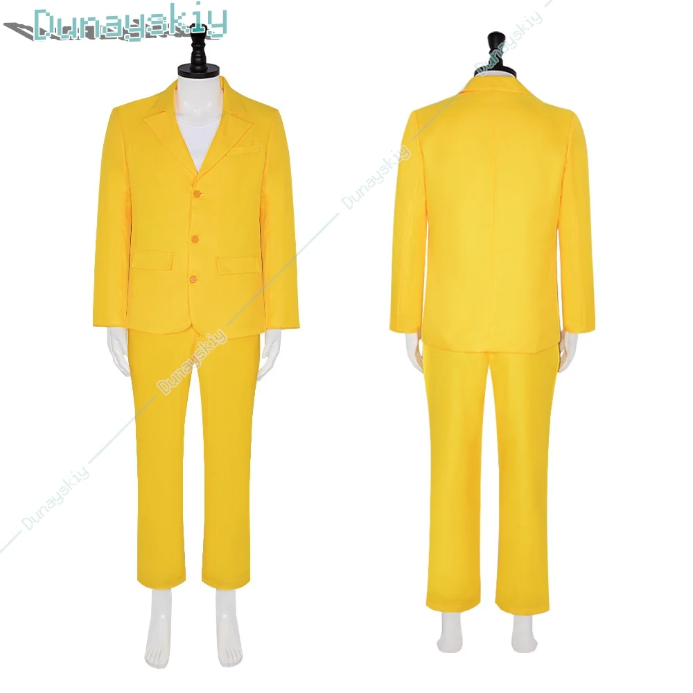 2024 The Fall Guy Movie Cosplay Colt Seavers Yellow Raincoat Coat Pant Uniform Suit Outfit Party Carnival Halloween Costume