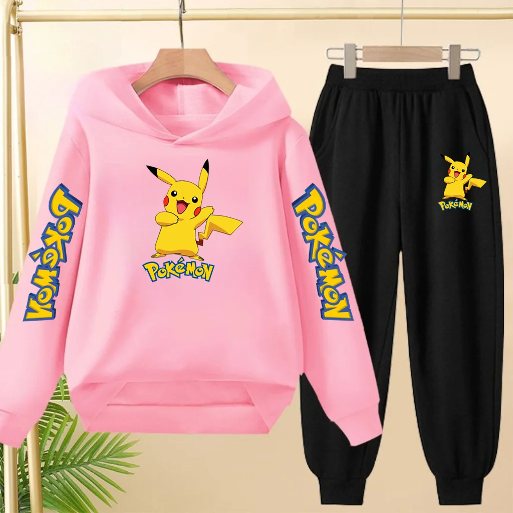 الأطفال هوديي 3-12Yrs ماوس كهربائي طباعة الساحرة معطف البلوز + السراويل 2P بنين بنات طفل الملابس العصرية الترفيه مجموعة #3