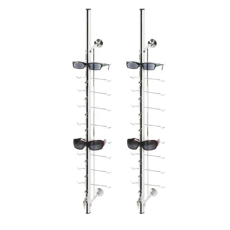 LOC-B-9PC Metal Lockable Rack, Optical Frame, Sunglass Display Rack, Storage Holders, Chinese Professional