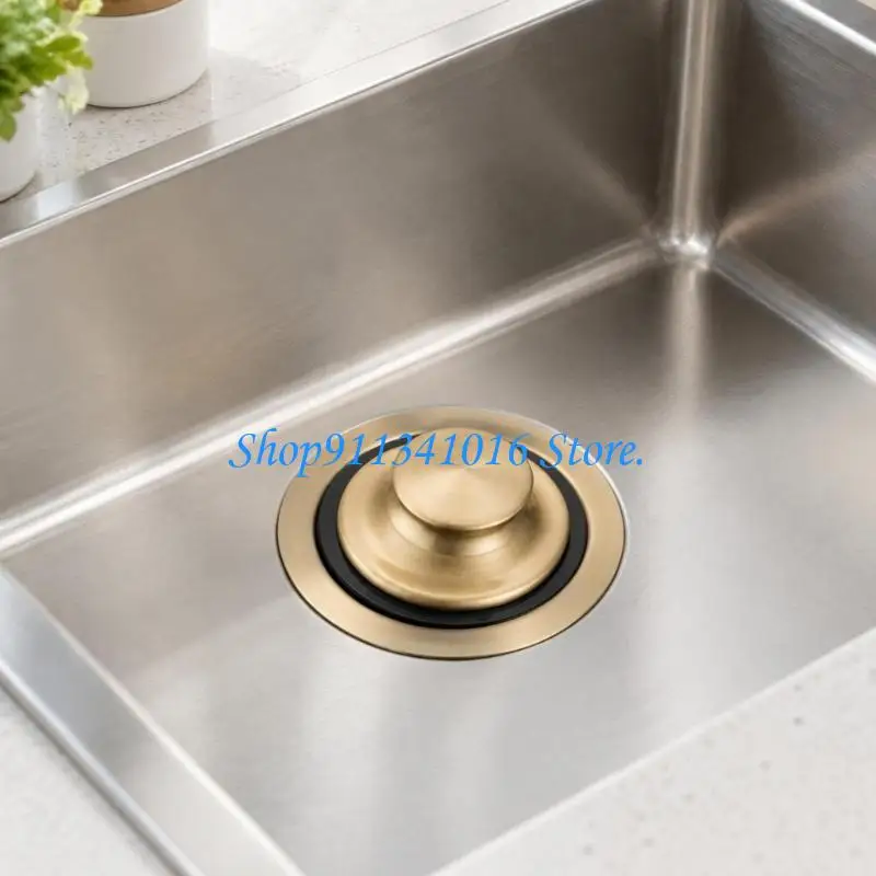  Type 304 Steel Garbage Disposal Drain Fitting and Closing Cap for Kitchen Use