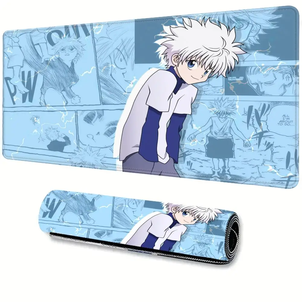 

Новый коврик для мыши Hunter x Hunter с HD-принтом, домашний коврик для мыши, настольные коврики из натурального каучука, противоскользящий офисный ковер, аксессуары для геймеров