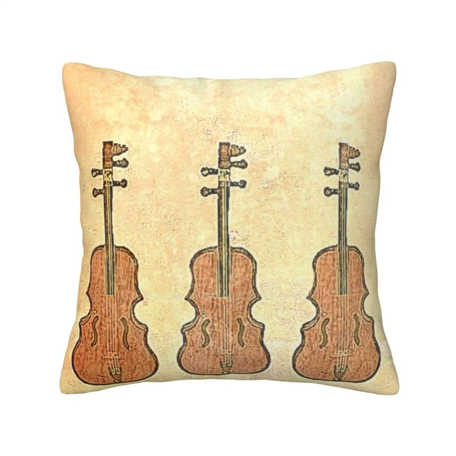 Three Cellos Soft Comfortable Pillowcase Trio Cellist Cello Music Orchestra Classical Music Musician Musical Rdbcreations