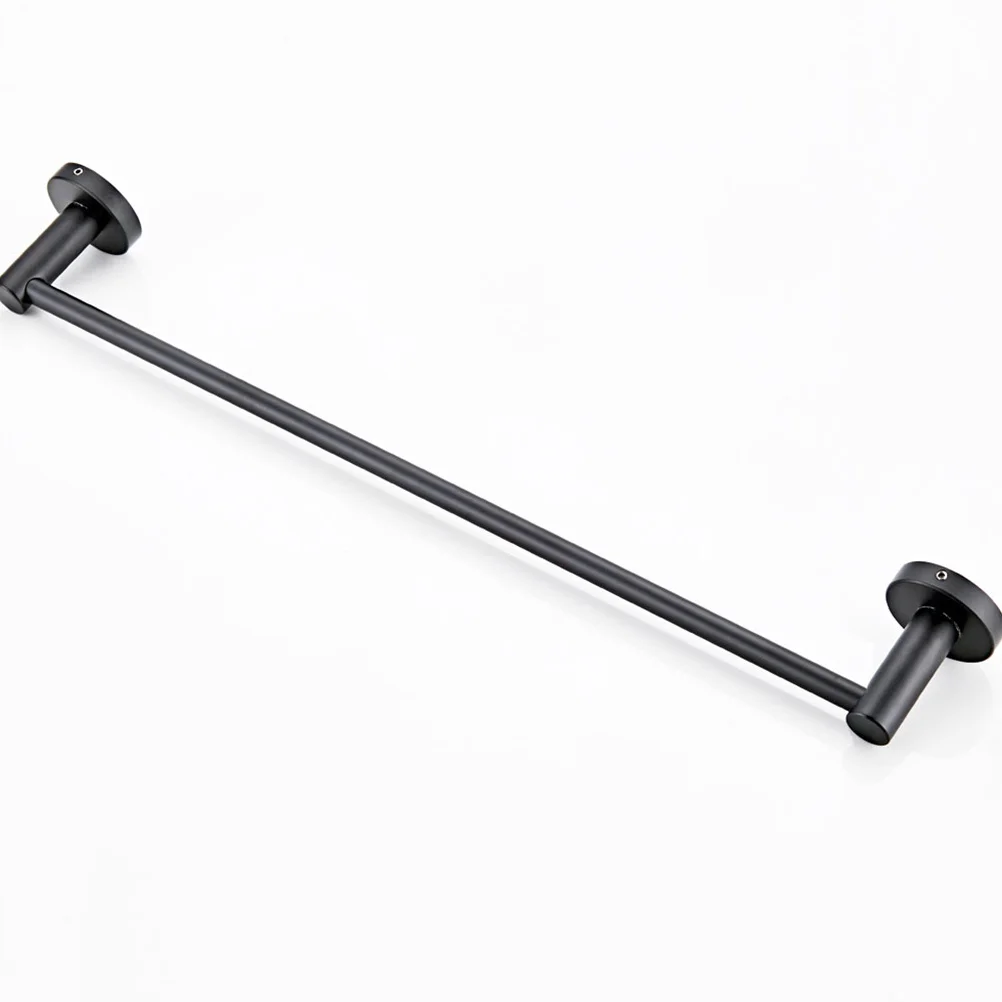 

50Cm Copper Towel Hanger Wall Mounted Single Rail Round Base Scratch Resistant Bathroom Kitchen Rack Copper Towel Bar