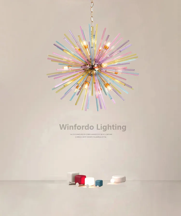 

Modern Chandelier Lighting For Children's Room Professional Kid's Lamp Winfordo Lighting