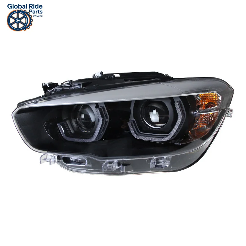 

Suitable for 15-18 BMW 1 Series Hatchback Headlight Assembly F20 Modified LED Spoon Daytime Running Light Transparent