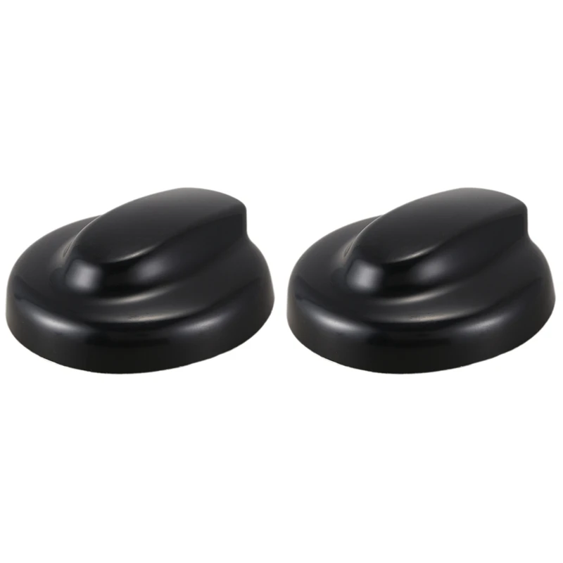 2X Black Fuel Tank Cap Cover For BMW For Mini Gen 2 R56 For Cooper S JCW 2006-2013 High Quality ABS Oil Tank Car Cover