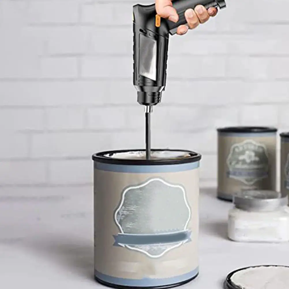 

1Set Epoxy Mixer Drill Attachment Resin Paint Stirrer Paddle Premium Plastic Build Anti-Slip Grip Efficient Mixing No Hand
