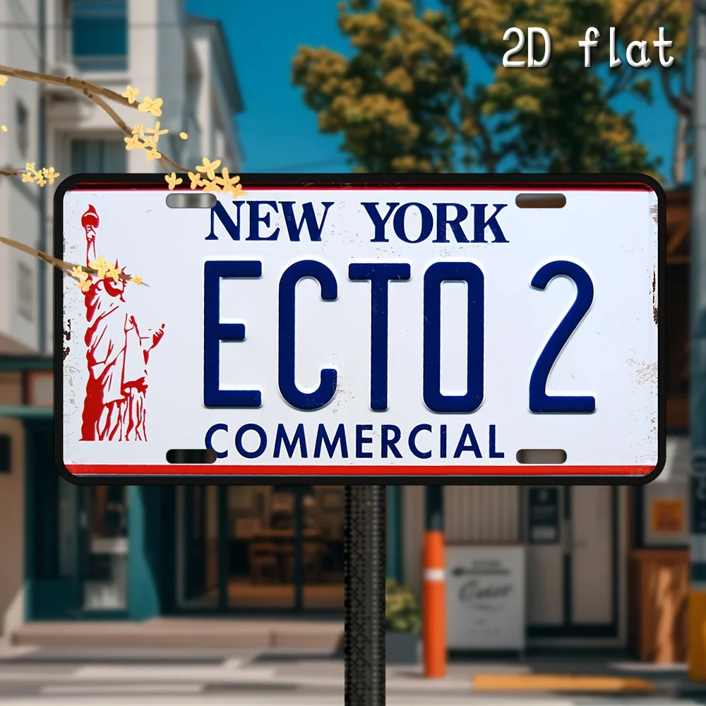 , Retro industrial style aluminum sign:  high-definition UV printed wall decoration, waterproof and rust proof metal sign suitab
