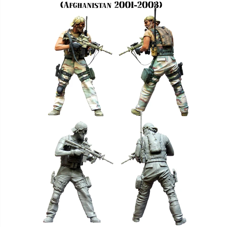 1/35 U.S. Special forces operator in fight, Resin Model Soldier GK, military themes, Unassembled and unpainted kit