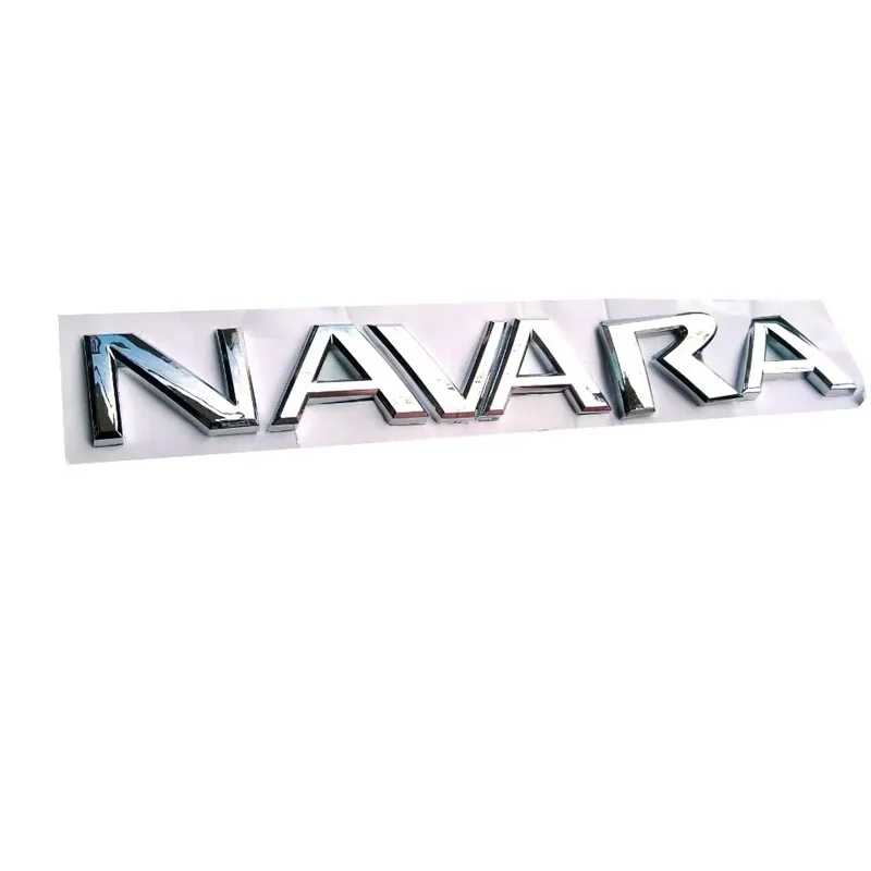 ABS Emblems Rear Back Logo For Nissan Frontier Navara D40 Logo Emblems Rear Tail Back Letters Nameplate Car Stickers 2005-On