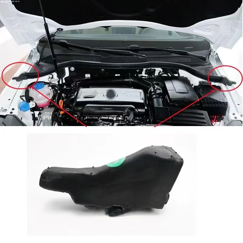 Hood Bonnet Seal Filler Piece For VW CC 2012-2017 3C8823730A 3C8823729 Related items Pair Engine Hood Cover Cushion Damping Spon