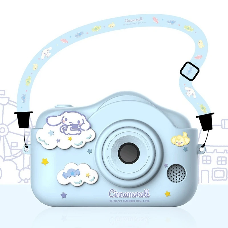 Sanrio Cinnamoroll Children's Camera Princess Digital Camera Children Self-timer High-definition Slr Small Camera Large Screen