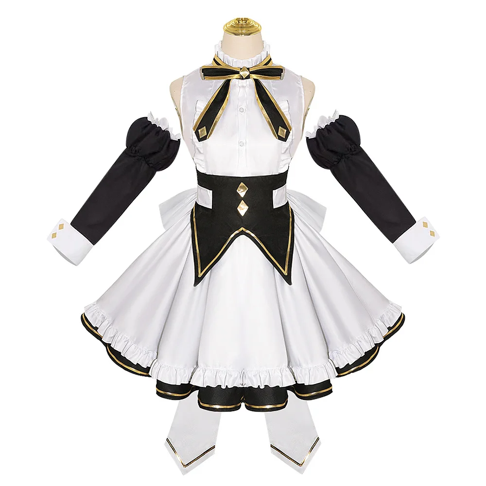 Hikikomari Kyuuketsuki no Monmon Villhaze Cosplay Costume Women Maid Uniform Halloween Sexy Maid Outfit