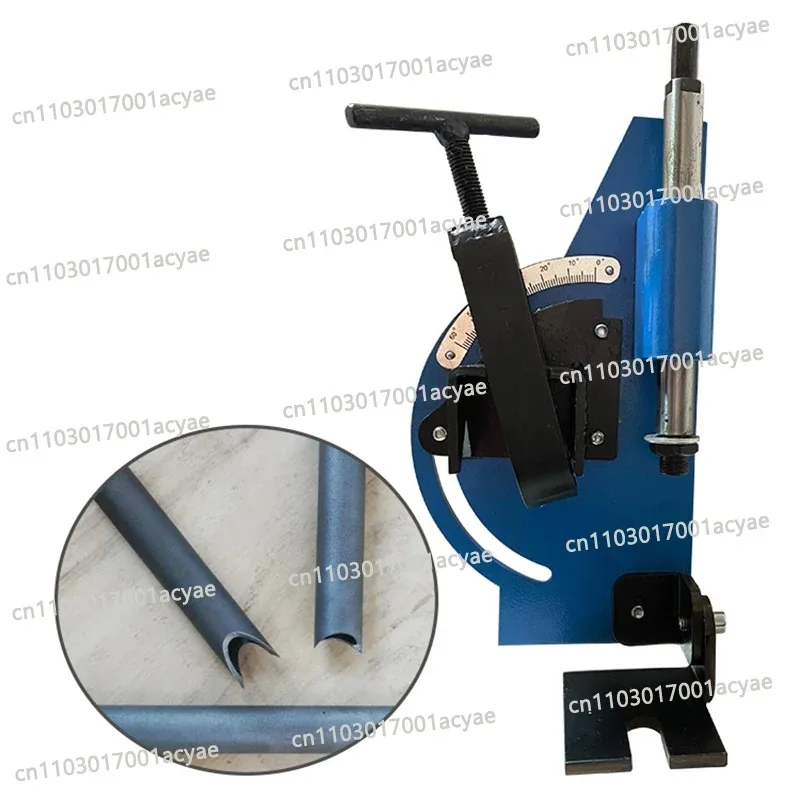 Pipe Grooving & Notching Machine – Precision Cutting & Drilling with Adjustable Angle, Auxiliary Tool