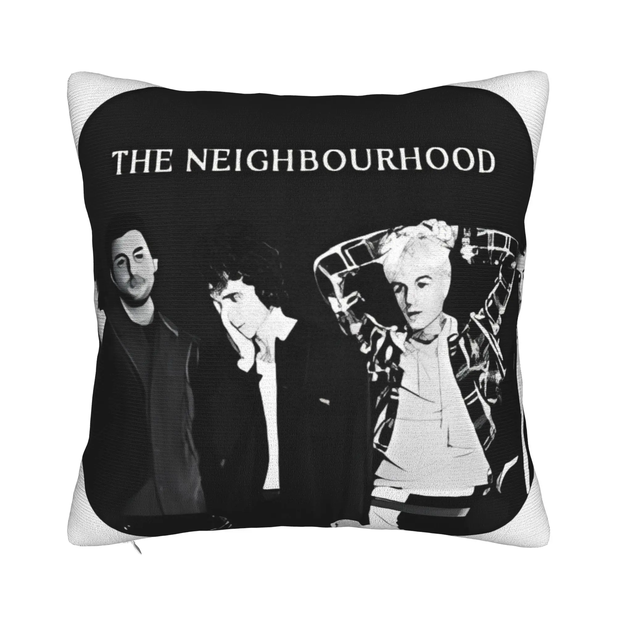THE NEIGHBOURHOOD3 Winter Holiday Farmhouse Home Deco The NBHD Neighbourhood Pillow Cover Zipper Closure