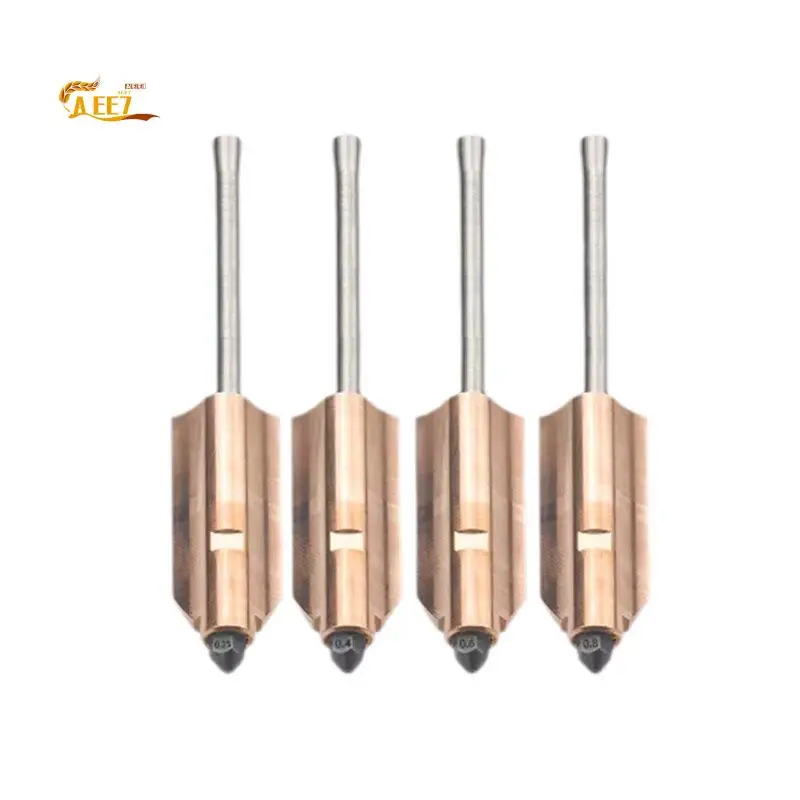 AEE7-4Pc Upgraded For Flashforge AD5X Bimetallic Hardened Steel Nozzles 0.25/0.4/0.6/0.8Mm 3D Printer Parts Detachable Nozzle