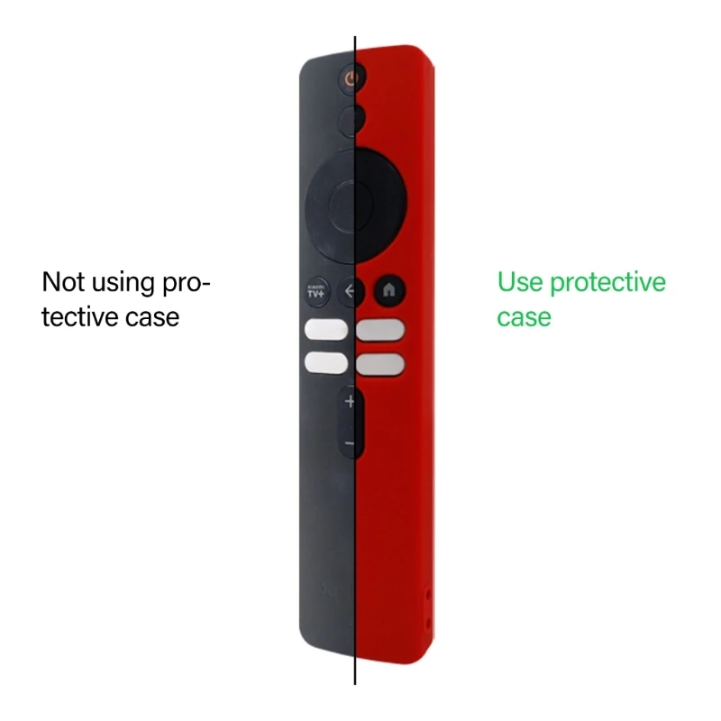 Funda protectora para control remoto J78A compatible con Xiaomi Box S (3.ª gen.) con recortes precisos y textura suave 6