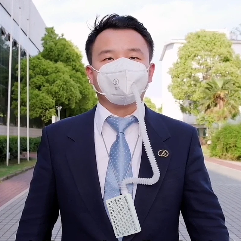 Электрическая маска для лица PM2.5, портативная перезаряжаемая персональная умная портативная мини-маска для очистки лица и воздуха