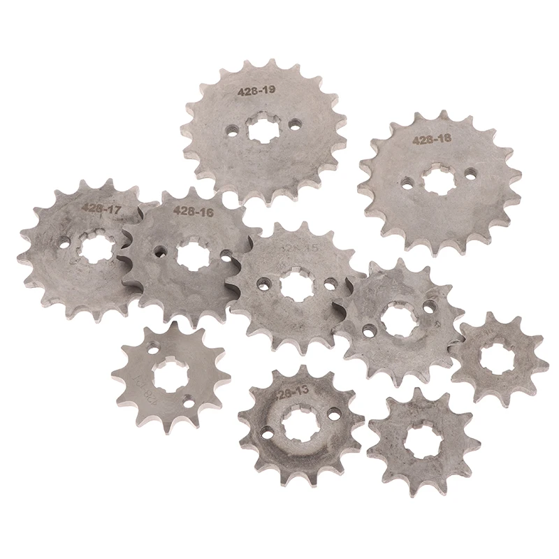 

428# 17MM /20MM10 11 12 13 14 15 16 17 18 19T Teeth Front Engine Sprocket For Moto Bike Go Kart ATV Quad Motorcycle
