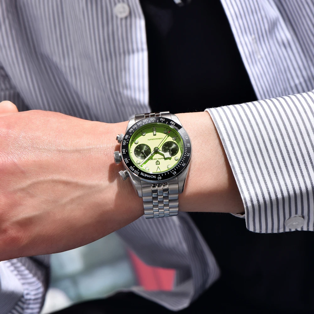2026 New PAGANI DESIGN Panda Mens Watches Luxury Quartz Speed Sports Chronograph Watch Men Luminous Waterproof AR Sapphire Clock