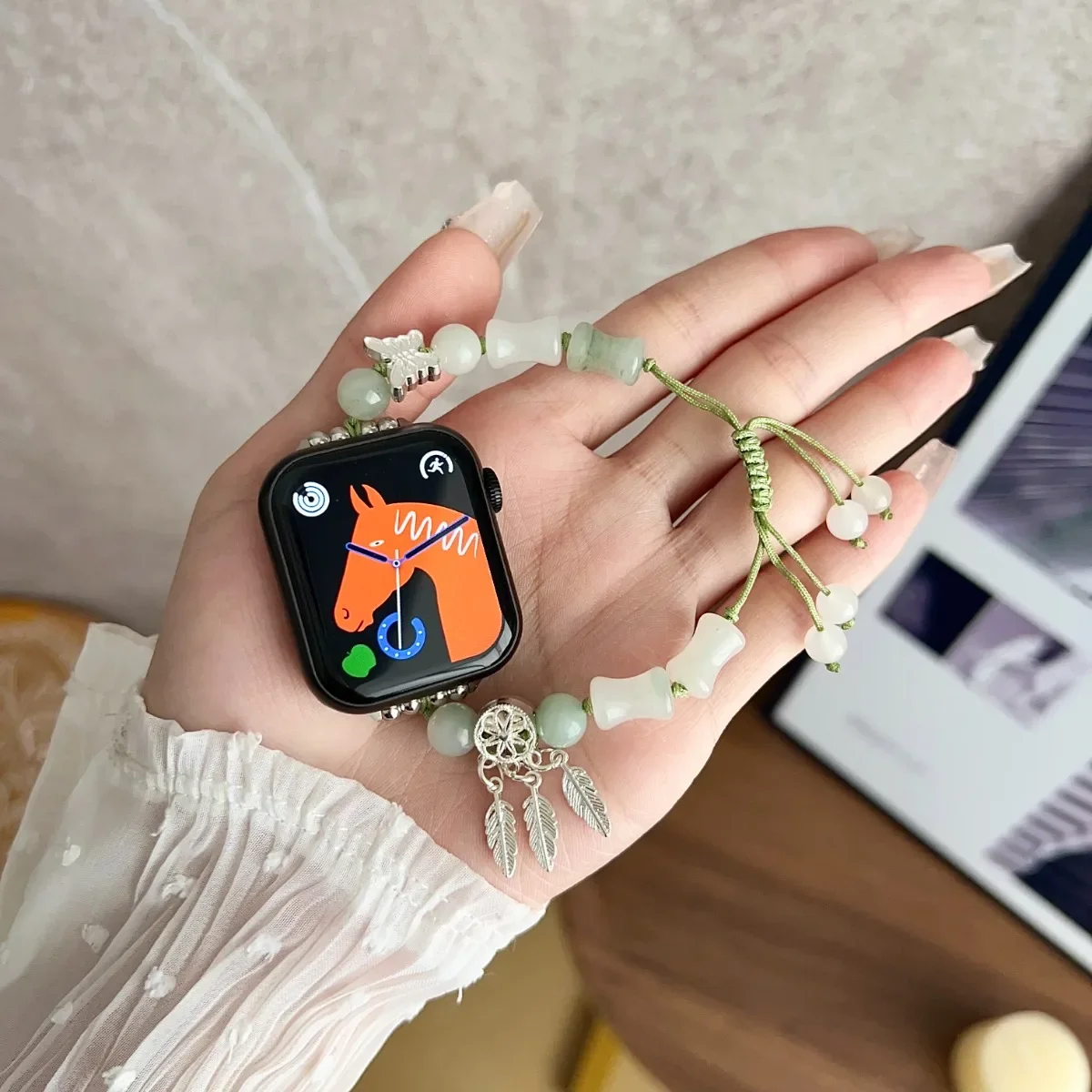 Jewelry Watchband Strap For iWatch Ultra 2 Series 10/9/8/7/6/5 Fashion Bracelet Watch Strap 42/44/45/46/49mm 38/40/41mm_voghion.com