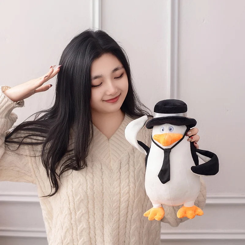 28 センチメートルかわいいペンギンぬいぐるみソフトぬいぐるみ漫画動物人形クールなコスプレペンギン人形誕生日プレゼント用