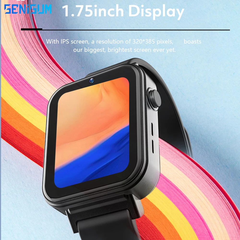 2022Fahsion 4G LTE Smart Watch Phone GPS 4GB 128GB Camera 5MP Face ID WIFI Smartwatch Men Android 9.1 IP68 Waterproof For Xiaomi