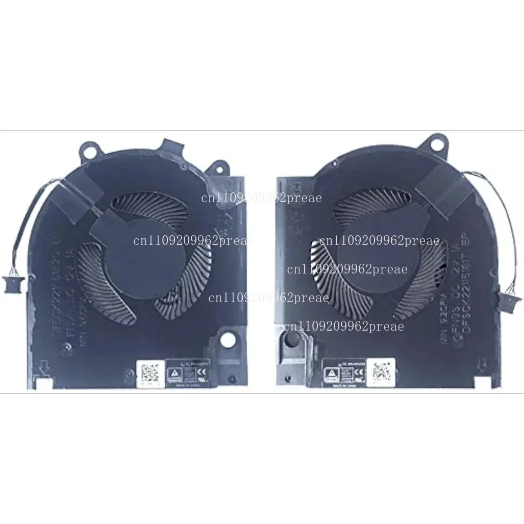 

Охлаждающий вентилятор для ноутбука Dell G15 5510/5511/5515 2021, процессор + графический процессор — совместим с RTX3050/RTX3060