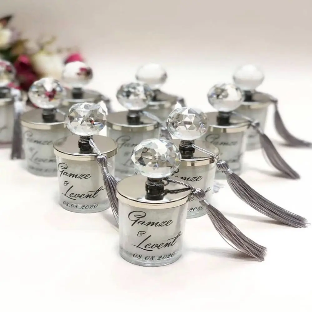 Wedding Party Promise Engagement Kına Nikah Hediyelik Nikah Candle 20 PCs Each Kind Of Organization And At the Event With You