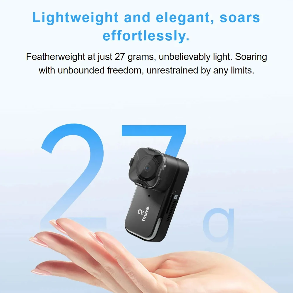 

RunCam Thumb 2 Camera Bulit-in Gyro 27g Small Light 4K 2.7K HD FPV camera For FPV Racing Drone