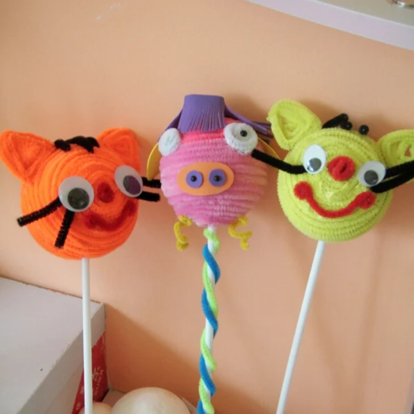 

150pcs Colorful Chenille Stems Jumbo Bendable Craft Wire For Diy Projects Art Supplies Decoration Stick Handicraft Material