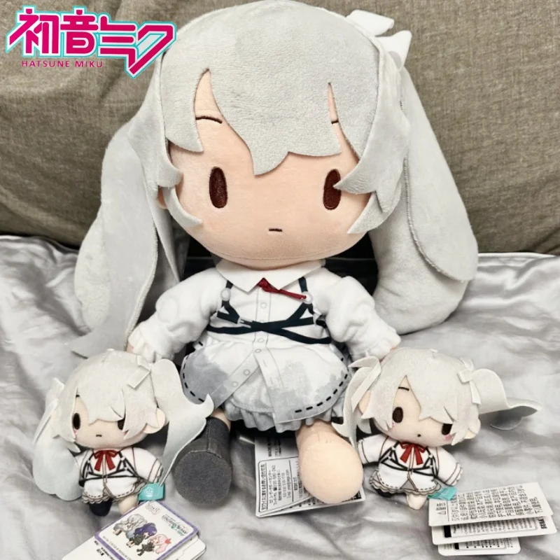 

В наличии Оригинальный SEGA 27 см Fuwa Petit Fufu Hatsune Miku Красочный сценический проект Futami! подвиг. Плюшевая кукла белого лука L, подарочная игрушка