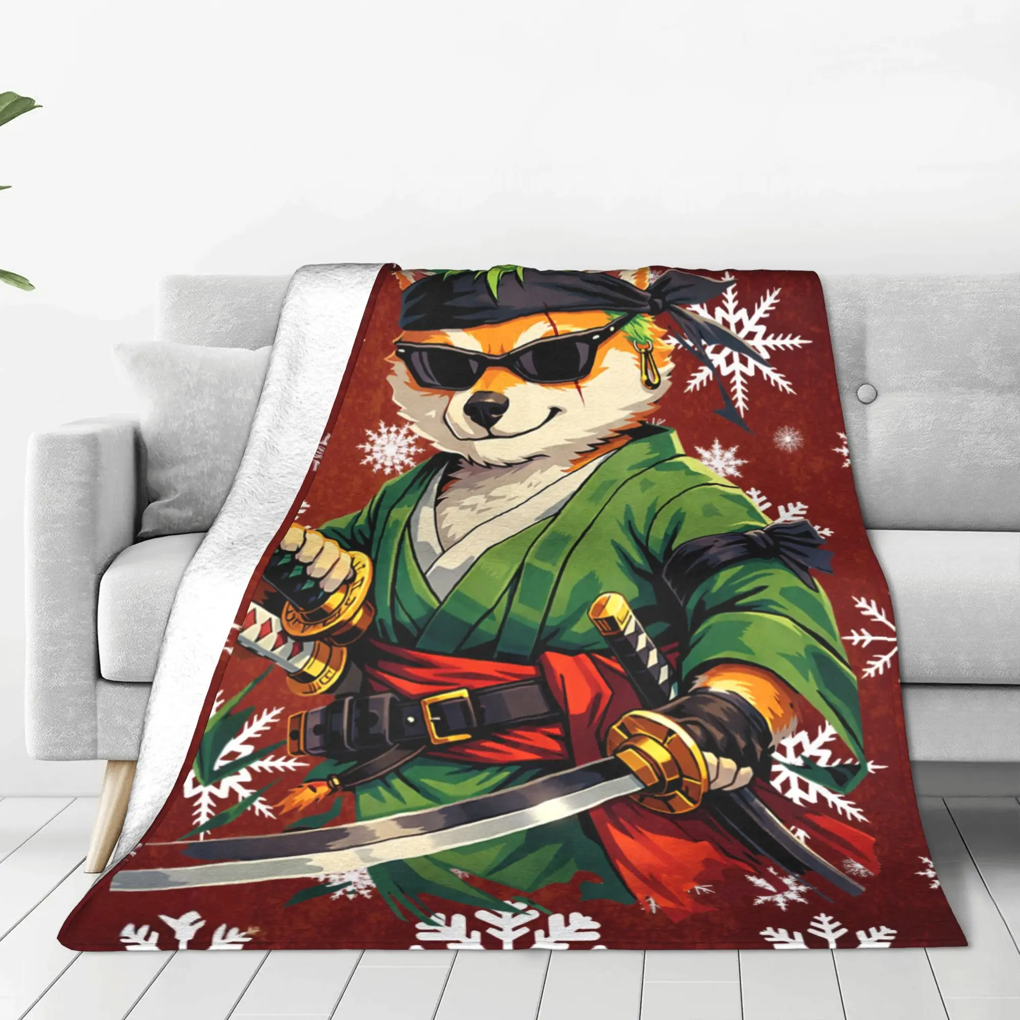 1PC Unnamed AI-generated image  Winter Blankets for Adults Bedding Home Interior Sofa Knee
