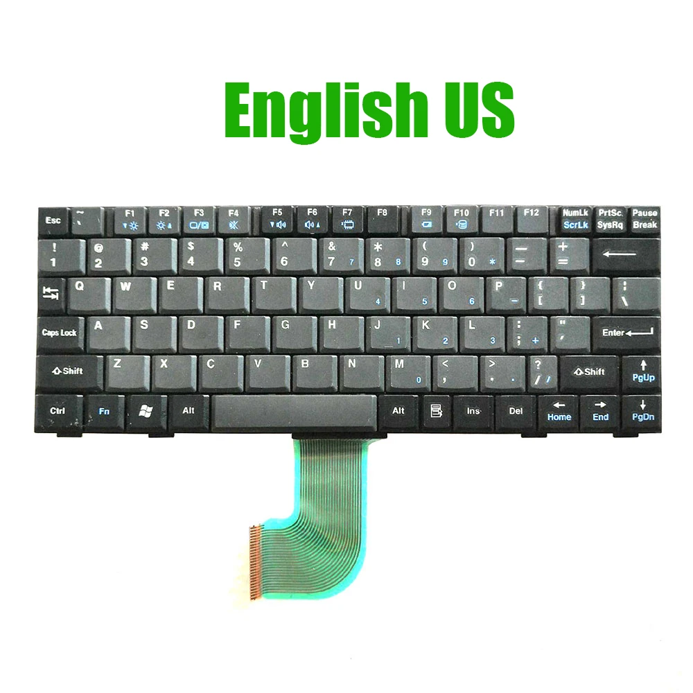 

Laptop Keyboard For Panasonic For Toughbook CF-18 CF-19 N860-7672-T101 W7381030 English US Black Without Backlit