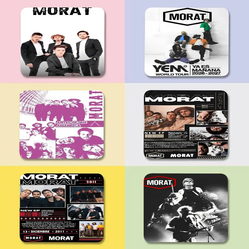 Popular Music Rock Band M-Morat Kleines Mauspad für Gaming, Laptop, Mauspad, Gamer-Teppich, Tastaturmatte, Schreibtischschutz, Cartoon