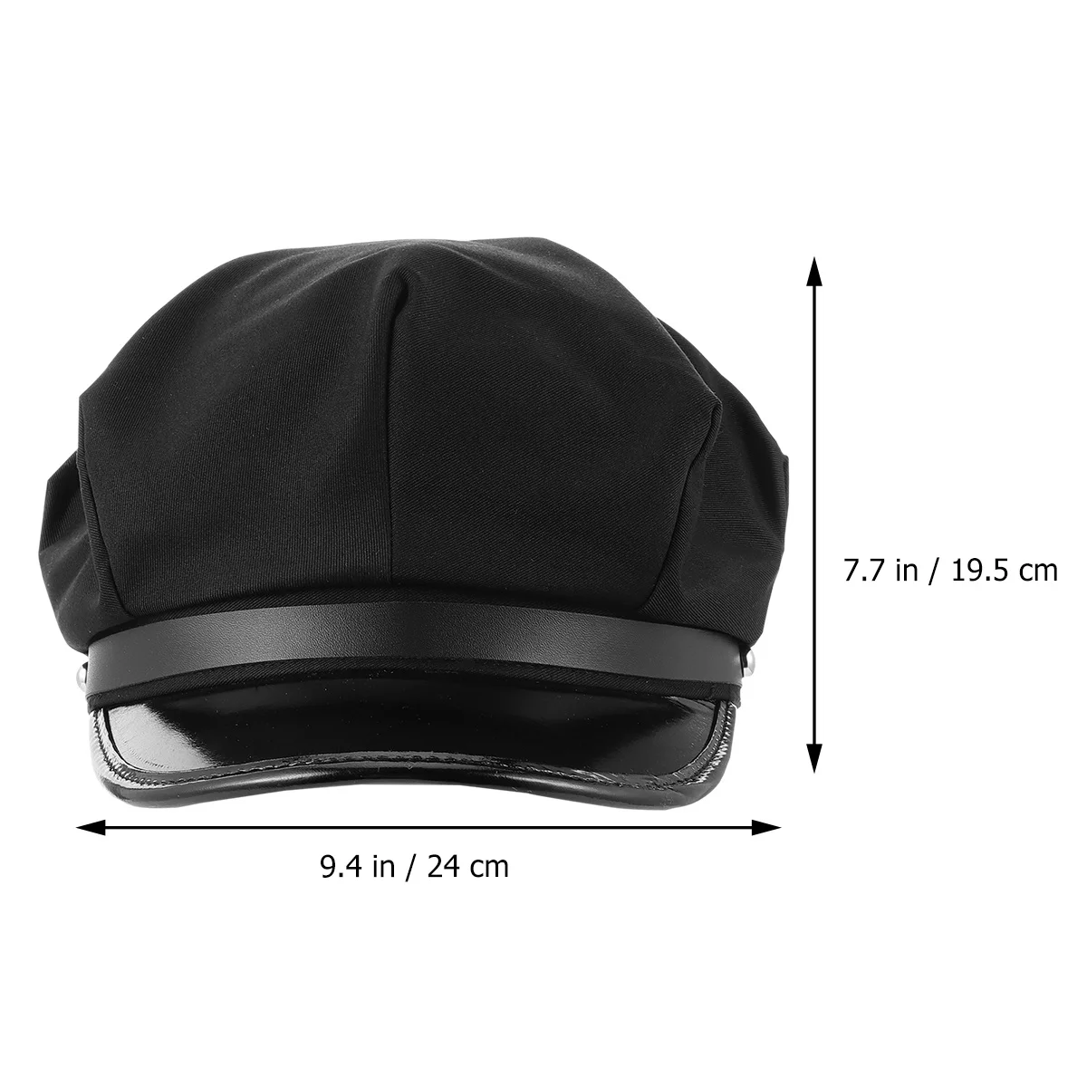 

Navy Captain Hat Octagonal Sailor Adjustable Costume Cap for Halloween Admiral Party Sailors Hat Navy Costume Cap