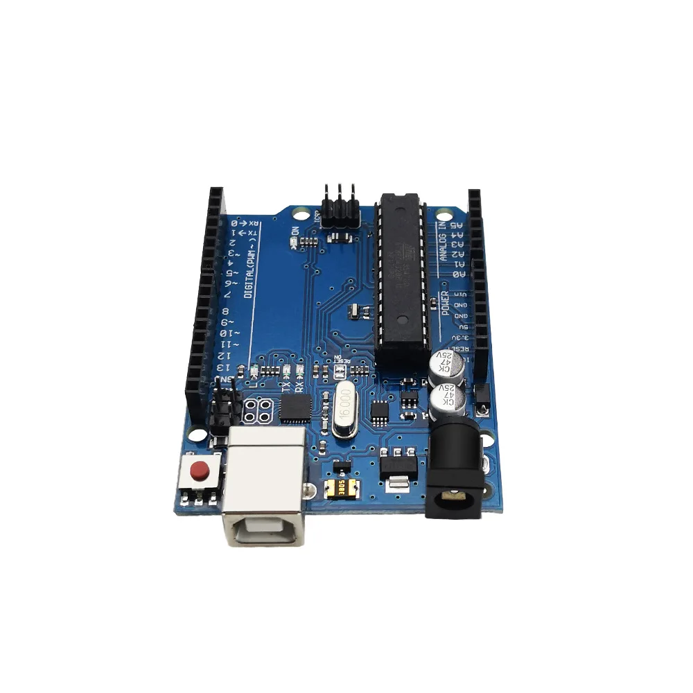 UNO R3 papan pengembangan asli R3/R4 versi resmi atmega328p blok modul pengontrol mikro kompatibel dengan arduino