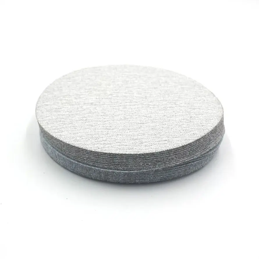 10pcs 5 inch 125mm Sandpaper Polishing Pad Flocking Abrasive Grinding Wheels Angle Grinder Polishing Disc