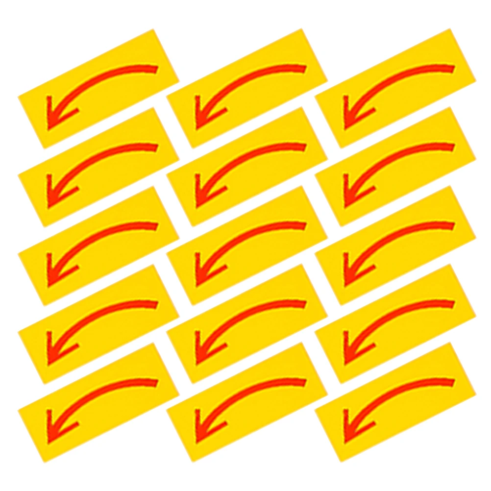 

40pcs Flow Arrow Stickers Strong Adhesive Directional Labels Hd Waterproof Sign Decal For Factory Warehouse Road Marking Social