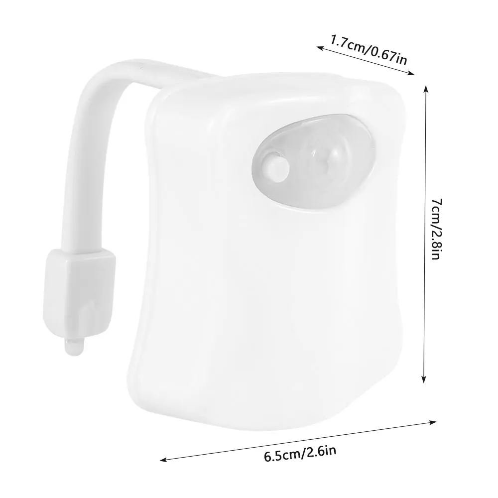 Toilet Night Light Motion Sensor Light Wireless LED Night Light 16 Color Waterproof Backlight For Toilet Bowl LED Lamp WC Toilet