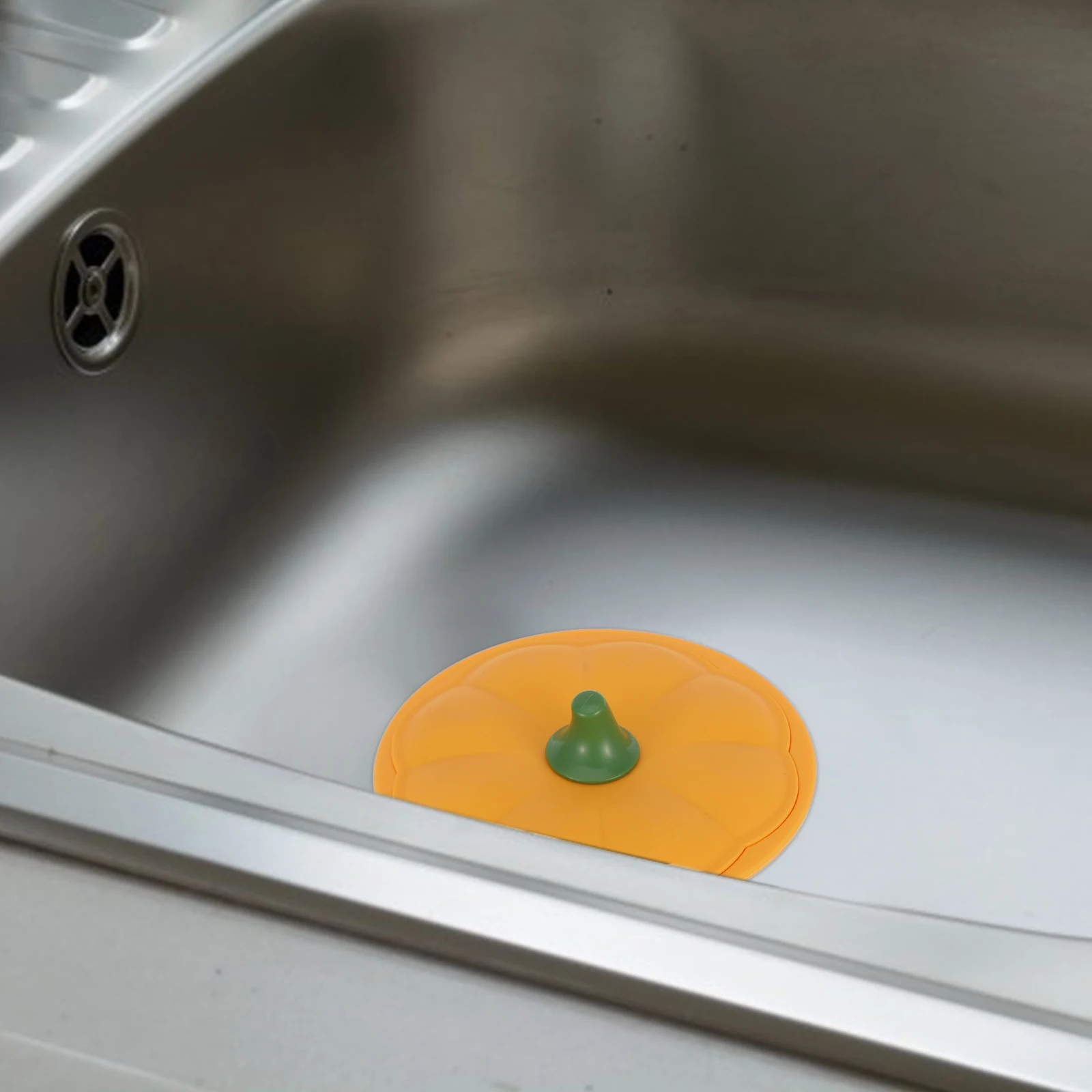 

Kitchen Filter Strainer Pumpkin Shaped Wide Rim Drain Basket For Food Debris Catcher Slop Sink Strainer Kitchen Waste