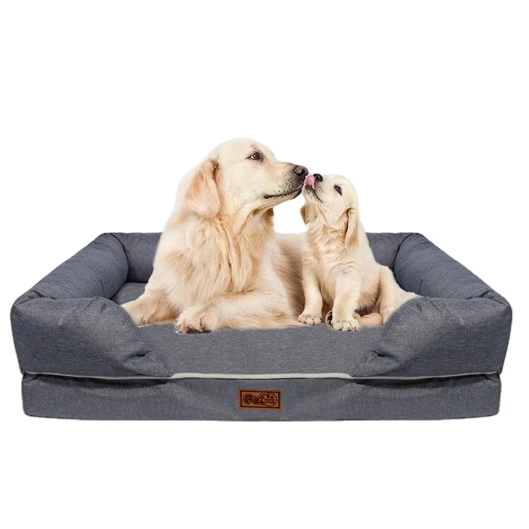 2021 Super Soft Custom Sofa New Dog Bed Luxury Accessories Chunky Memory Pet Beds